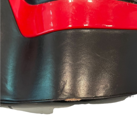 Versace Pony Hair Leopard Print Platform Shoes - Picture 12 of 16